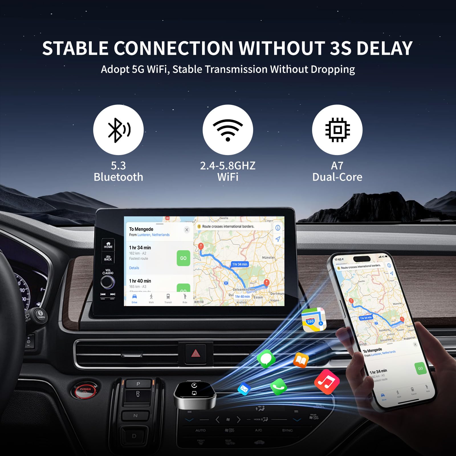 Amazon.com: Wireless CarPlay Adapter for Android Auto - 3 in 1
